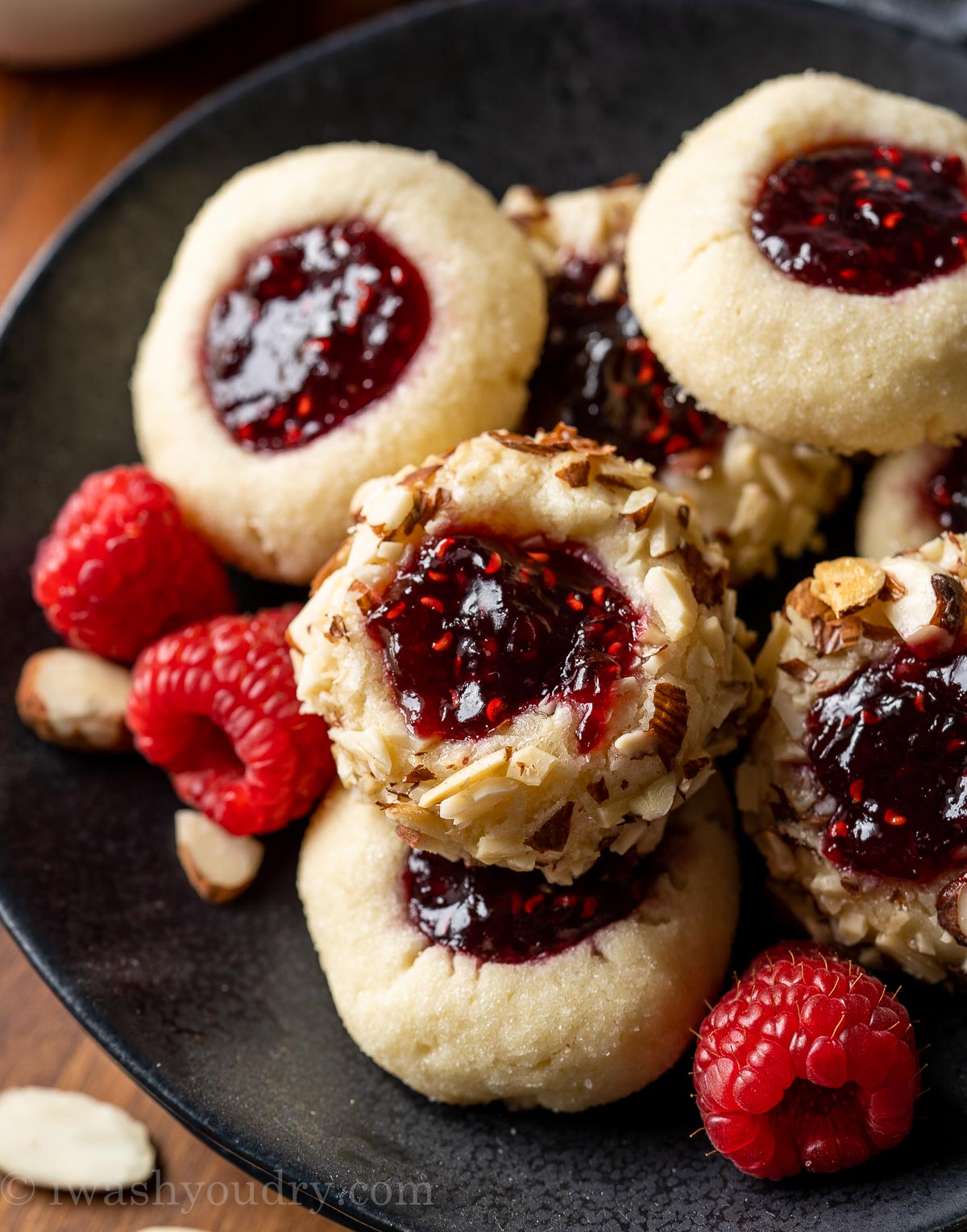 Almond Raspberry Cookies